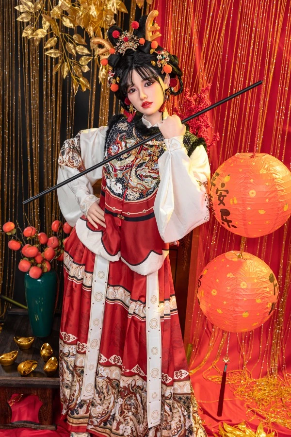 Asian Silicone Head Sex Doll Wushi